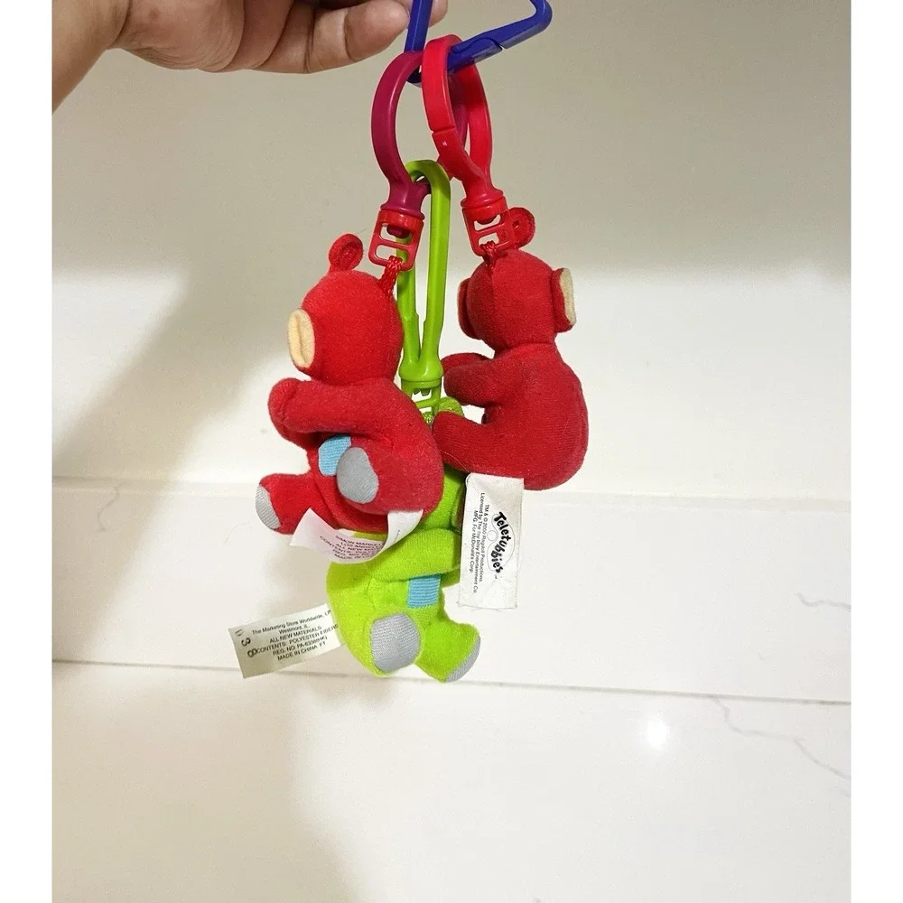 vintage‎ lot of 3 Teletubbies with key chain